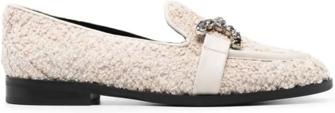 Roberto Festa Joys loafers met fleece Beige