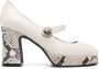 Roberto Festa Kangra leren pumps Beige - Thumbnail 1