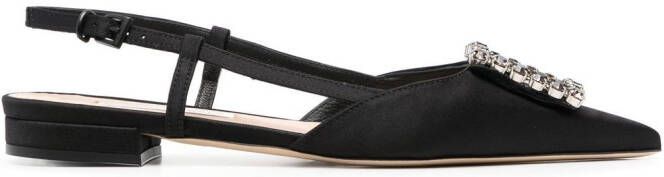 Roberto Festa Lavanda pumps met puntige neus Zwart