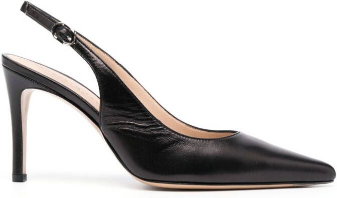 Roberto Festa Lavinia lakleren slingback pumps Zwart