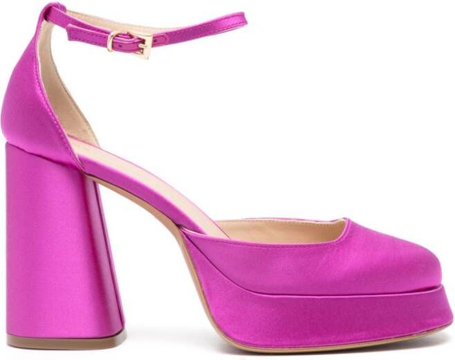 Roberto Festa Nicla 100mm pumps met plateauzool Roze