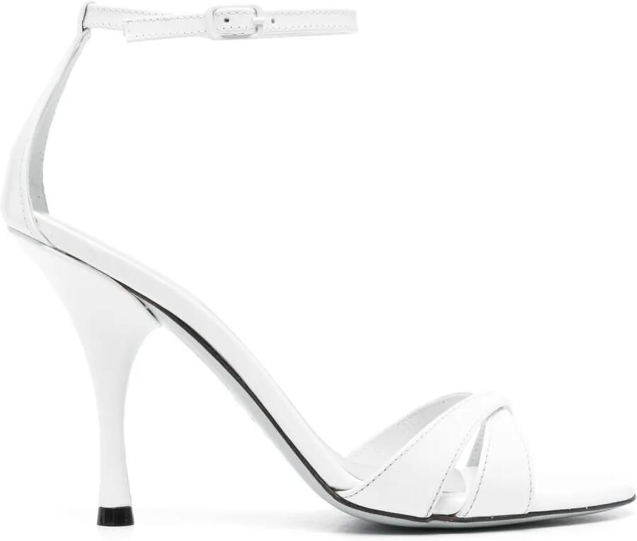 Roberto Festa 100 mm Faler sandalen Wit