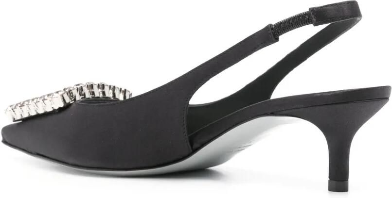 Roberto Festa 50 mm Futura slingback pumps Zwart - Foto 3