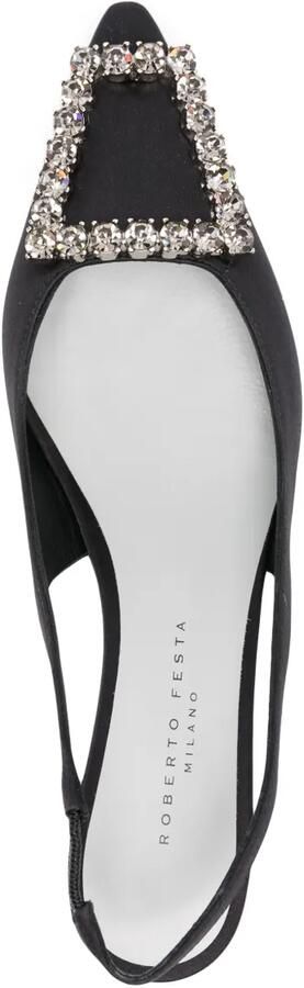 Roberto Festa 50 mm Futura slingback pumps Zwart - Foto 4