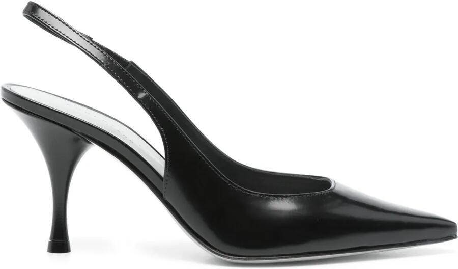 Roberto Festa 80 mm Ashlin slingback pumps Zwart