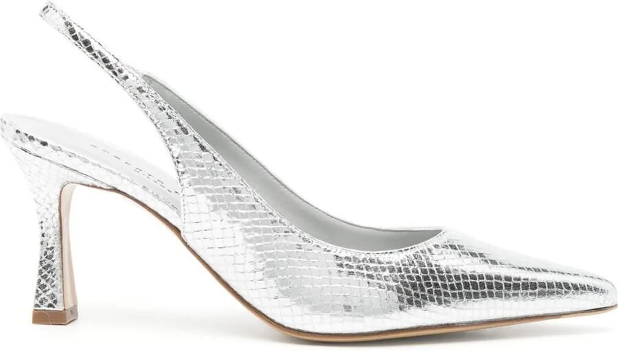 Roberto Festa 80 mm Frans slingback pumps Zilver