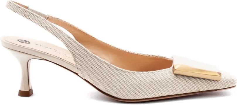 Roberto Festa Arienne canvas sandalen Beige