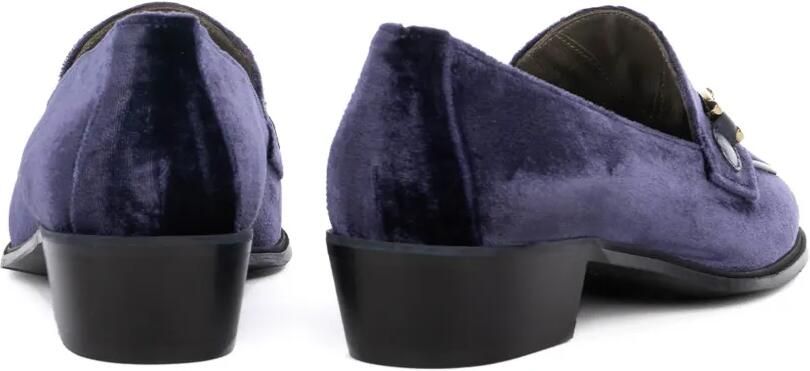 Roberto Festa Axel horsebit loafers Blauw - Foto 4