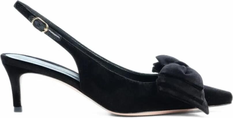 Roberto Festa Slingback pumps met strikdetail Zwart