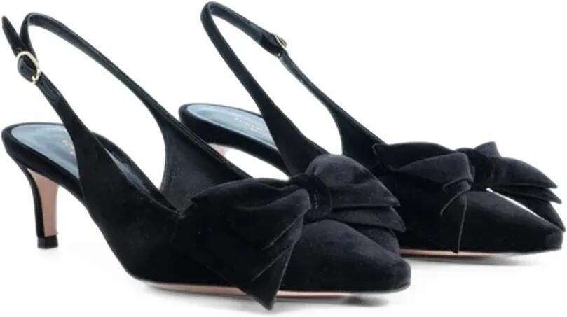 Roberto Festa Slingback pumps met strikdetail Zwart - Foto 5