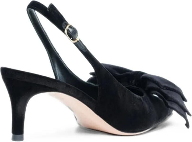 Roberto Festa Slingback pumps met strikdetail Zwart - Foto 2