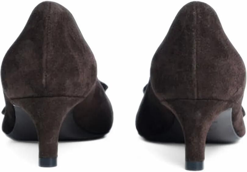 Roberto Festa Pumps met gespdetail en puntige neus Bruin - Foto 4