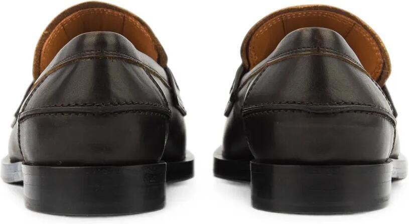 Roberto Festa Caty geborstelde leren loafers Bruin - Foto 2
