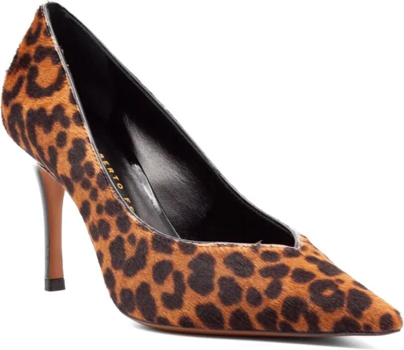 Roberto Festa Coki pumps met luipaardprint Bruin - Foto 4