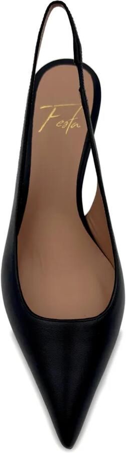 Roberto Festa Dalilas slingback pumps met puntige neus Zwart - Foto 3