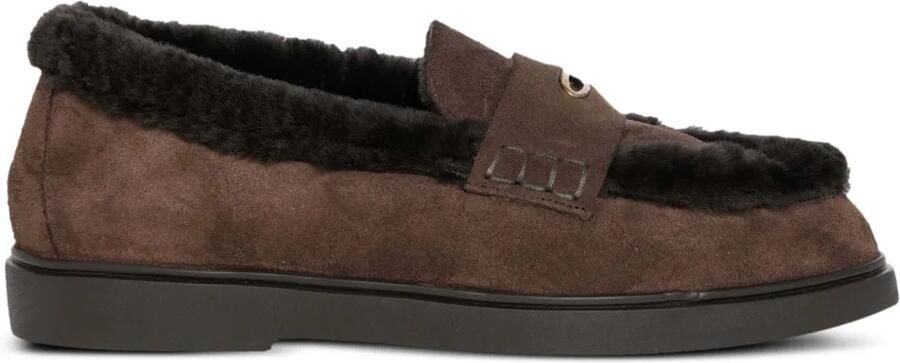 Roberto Festa Danesa loafers met afwerking Bruin