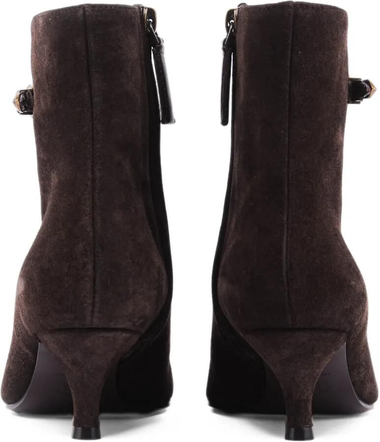 Roberto Festa Ela buckle-detail whipstitch boots Bruin - Foto 3