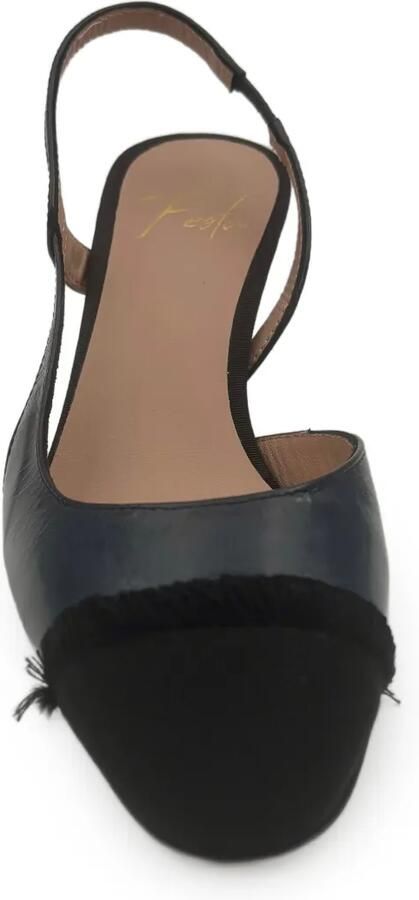 Roberto Festa Ficus slingback pumps met franje Zwart - Foto 2
