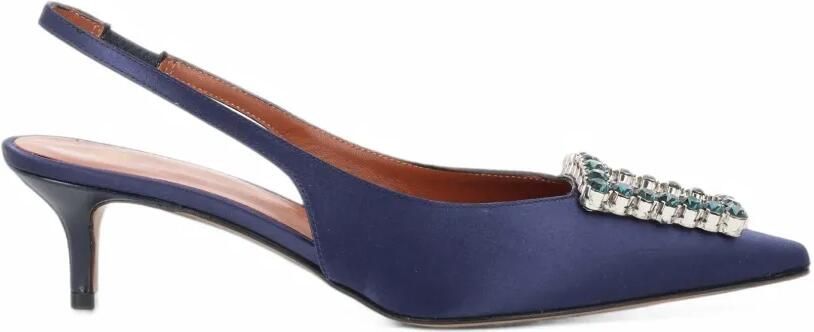 Roberto Festa Futura slingback pumps verfraaid met kristallen Blauw