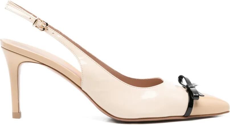 Roberto Festa Glass slingback pumps Beige