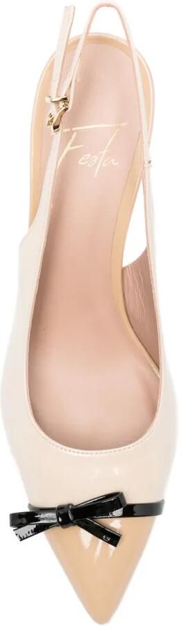 Roberto Festa Glass slingback pumps Beige - Foto 4