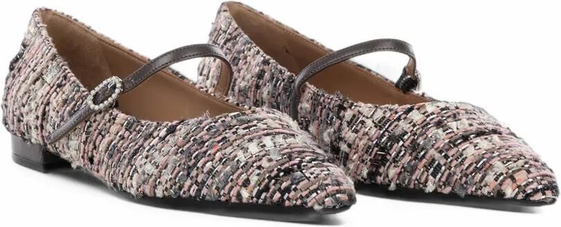 Roberto Festa Icaro tweed ballet flats Beige - Foto 3