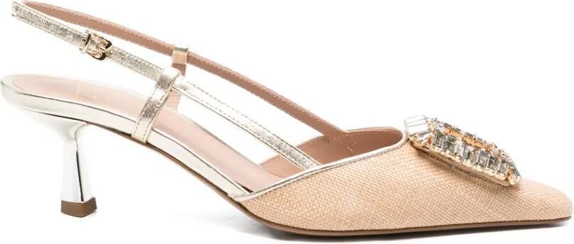 Roberto Festa Julien pumps met gespband Beige