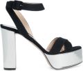 Roberto Festa Kami sandalen met plateau Zwart - Zwart
