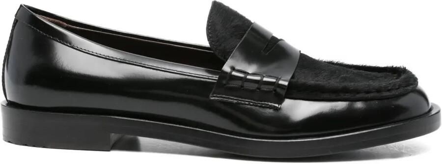 Roberto Festa Leren loafers Zwart