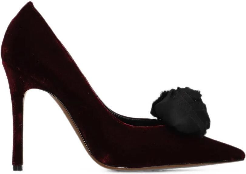Roberto Festa Lisette pumps met bloem-applicatie Rood