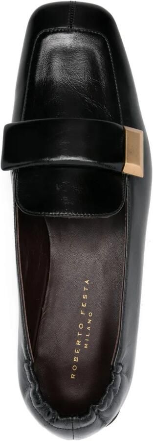 Roberto Festa Loafers met vierkante neus Zwart - Foto 2