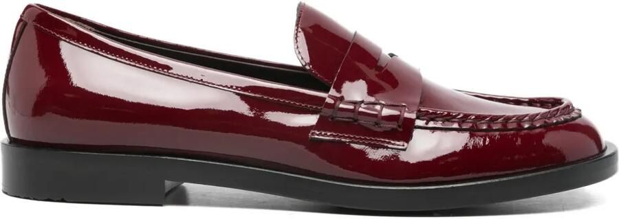Roberto Festa Loafers van lakleer Rood