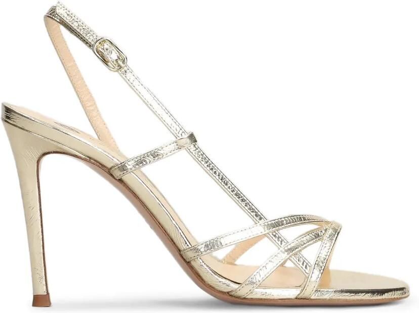 Roberto Festa Metallic sandalen Zilver