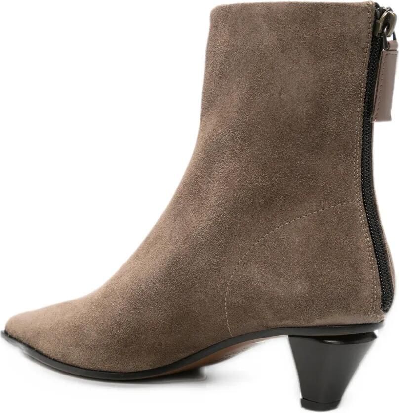 Roberto Festa pointed-toe suede ankle boots Beige - Foto 2