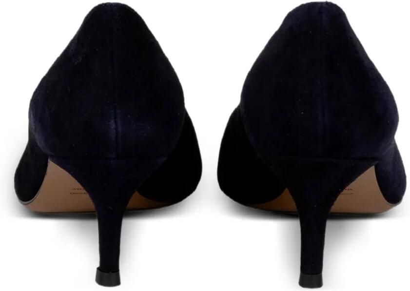 Roberto Festa Pumps met puntige neus en suède afwerking Blauw - Foto 2