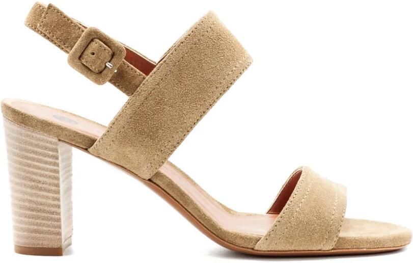 Roberto Festa Puma suède sandalen met verstelbaar bandje Beige