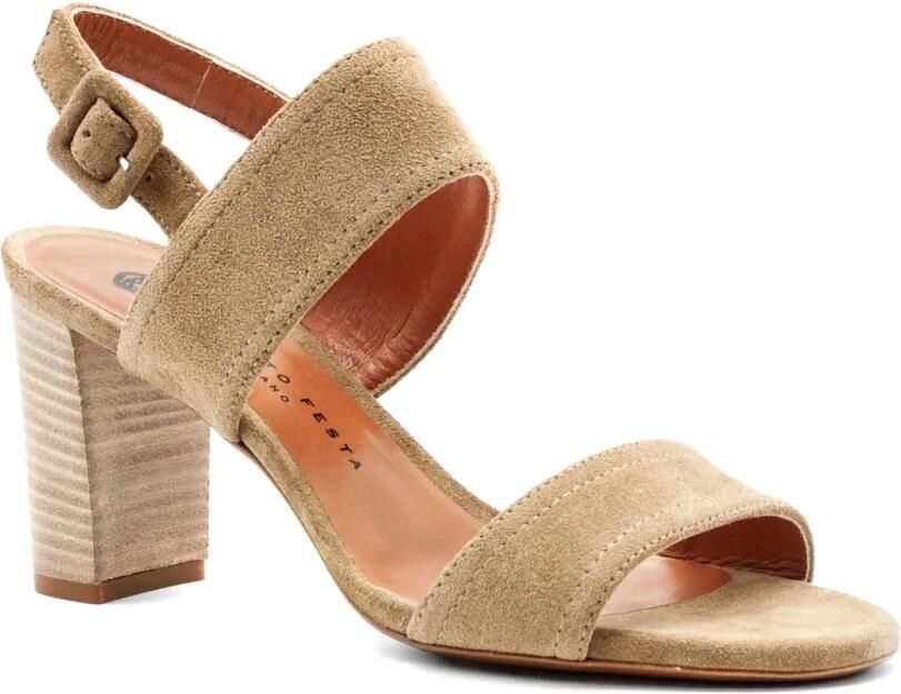 Roberto Festa Puma suède sandalen met verstelbaar bandje Beige - Foto 4