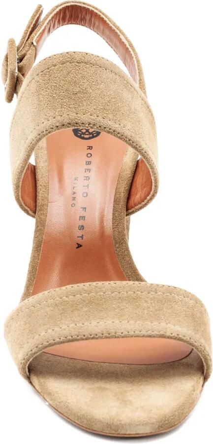Roberto Festa Puma suède sandalen met verstelbaar bandje Beige - Foto 5