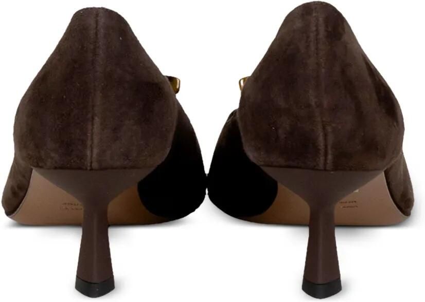 Roberto Festa Pumps met gespdetail en puntige neus Bruin - Foto 2