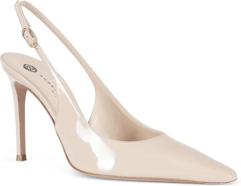 Roberto Festa Pumps met puntige neus Beige - Foto 3