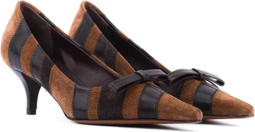 Roberto Festa Pumps met strikdetail en vlakken Bruin - Foto 5