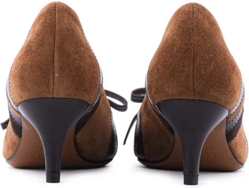 Roberto Festa Pumps met strikdetail en vlakken Bruin - Foto 3