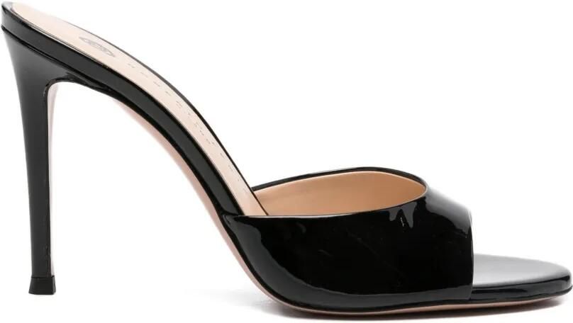 Roberto Festa Ramas sandalen met gelakte afwerking Zwart