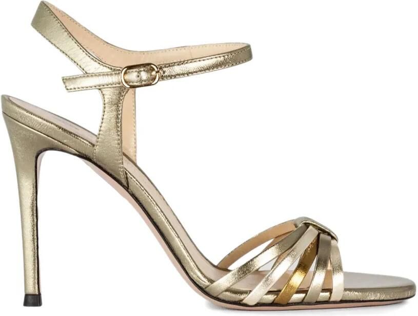 Roberto Festa Sandalen met metallic bandjes Goud