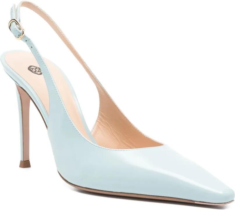Roberto Festa Slingback pumps met puntige neus Blauw - Foto 2