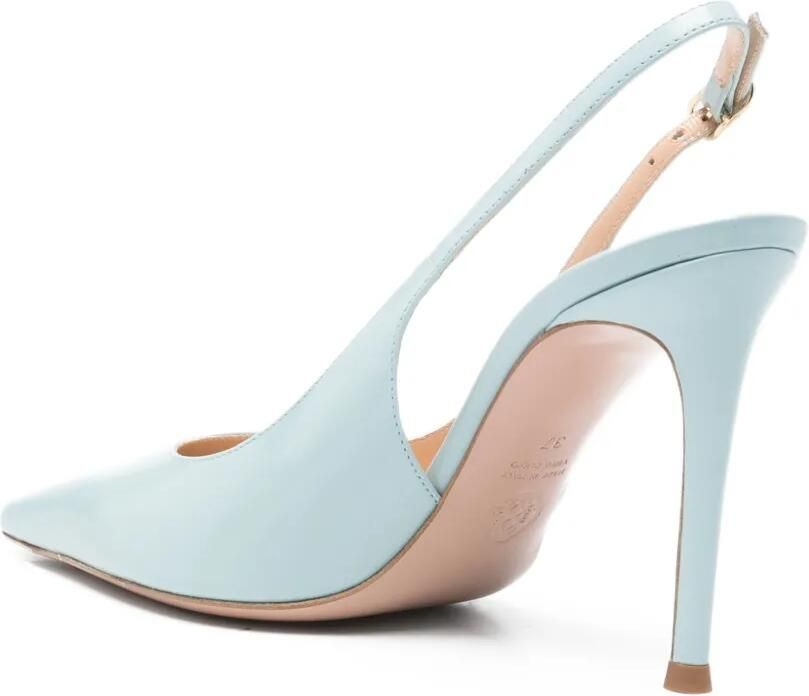 Roberto Festa Slingback pumps met puntige neus Blauw - Foto 3
