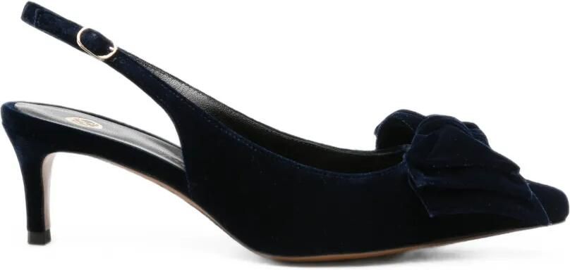 Roberto Festa Slingback pumps met strikdetail Blauw