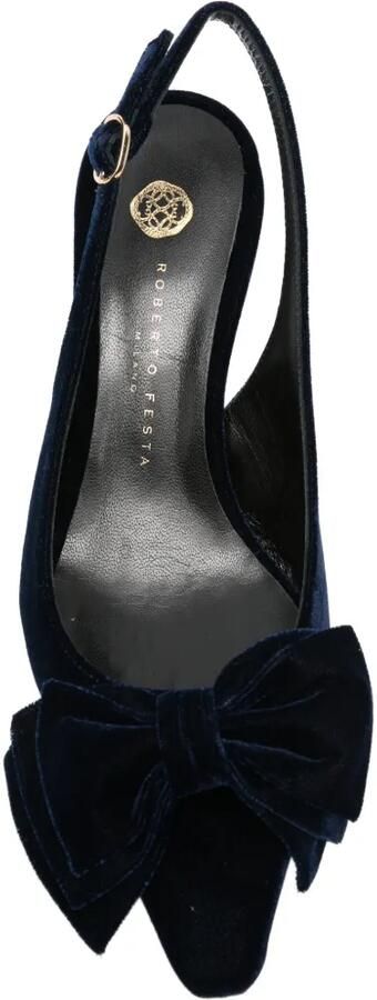 Roberto Festa Slingback pumps met strikdetail Blauw - Foto 4