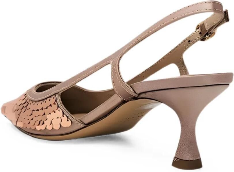 Roberto Festa Slingback pumps verfraaid met pailletten Goud - Foto 2