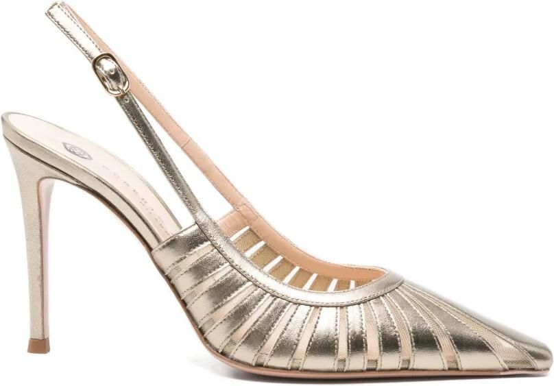 Roberto Festa Slingback sandalen Goud